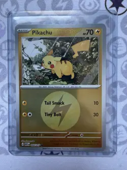 Pikachu (Energy Symbol Pattern) 055/217 Common Ascended Heroes Pokemon Near Mint - Image 1