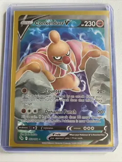 Pokemon TCG Conkeldurr V (Full Art) Pokemon GO 073/078 Holo Ultra Rare NM/M - Image 1