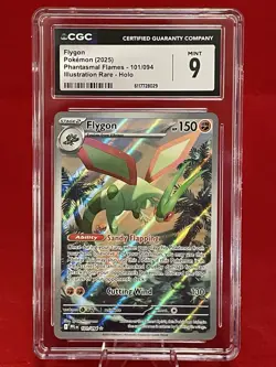 Pokemon Flygon ME02 Phantasmal Flames 101/094 IR CGC 9 MINT - Image 3