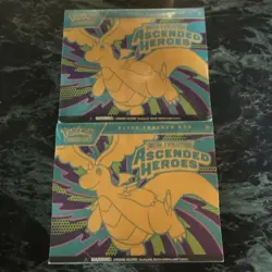 Pokemon TCG Ascended Hero’s ETB Lot of 2 SEALED - Image 1