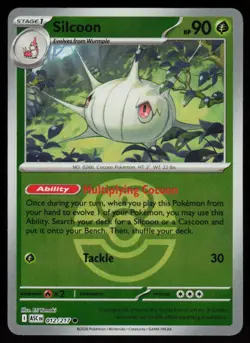 Silcoon (Love Ball) 012/217 Common Ascended Heroes Pokemon Near Mint - Image 1