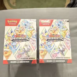 Pokemon Prismatic Evolutions Booster Bundle New Sealed (2X) - Image 1