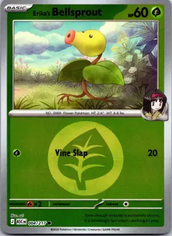 Erika's Bellsprout (Energy) 004/217 Holo Ascended Heroes Pokemon Reverse Holo NM - Image 1