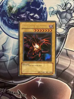 (64) Yugioh! Red-Eyes B. Dragon - JMP-002 - Ultra Rare - Limited Edition MP - Image 1