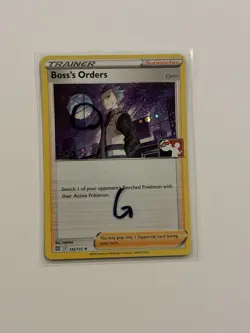 SWIRL Boss's Orders 132/172 Holo Pokemon Prize Pack Series 3 NM FAST SHIP G - Image 1