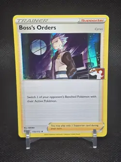 POKEMON TCG Boss's Orders (#132/172) - Holofoil LP Prize Pack Series - Image 1