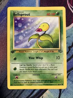 Pokemon 1999 Jungle First Edition: Bellsprout (49/64) MP - Image 1