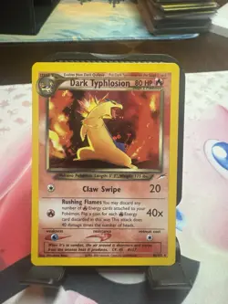 Dark Typhlosion ⭐ 10/105 🌀 Swirl 🌀 Holo Rare Neo Destiny 2002 Pokemon - Image 1