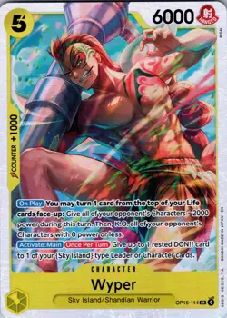 Wyper OP15-114 Super Rare Adventure on Kami's Island One Piece Near Mint - Image 1