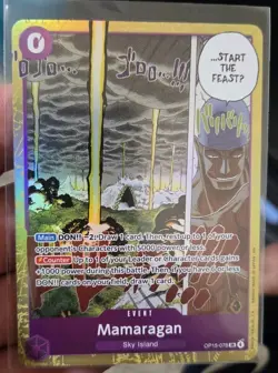 2026 One Piece Adventure on Kami’s Island OP15-EB04 Mamaragan Event SR OP15-078 - Image 1