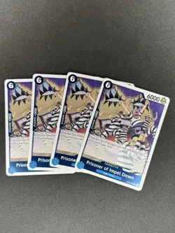 Set Of 4 - Prisoner of Impel Down - One piece The Time of Battle (OP16) -NM - Image 1