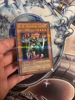 (64) YuGiOh D.D. Warrior Lady HL06-EN003 Hobby League Ultra Parallel VLP - Image 2