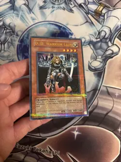 (64) YuGiOh D.D. Warrior Lady HL06-EN003 Hobby League Ultra Parallel VLP - Image 3