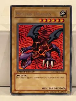 MDP2-EN008 Meteor Dragon Rare Limited Edition McDonald's 2 Promo G1 Yugioh MP - Image 1