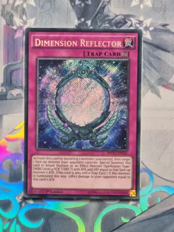 MVP1-ENS21 Dimension Reflector Secret Rare 1st Edition Near Mint YuGiOh TCG - Image 1