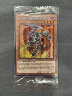 YuGiOh! Gearfried The Red-Eyes Iron Knight LDS1-EN011 Secret Rare 1st Ed - Image 1
