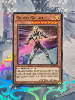 LDS2-EN049 Galaxy Knight GREEN Ultra Rare 1st Edition Near Mint YuGiOh TCG - Image 1