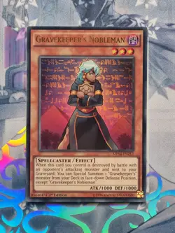 MP14-EN212 Gravekeeper's Nobleman Ultra Rare 1st Edition Near Mint YuGiOh TCG - Image 1