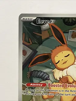 Eevee SVP173 Black Star Promo Full Art Holo Rare Pokemon Card NM+ - Image 2