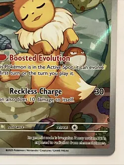 Eevee SVP173 Black Star Promo Full Art Holo Rare Pokemon Card NM+ - Image 4