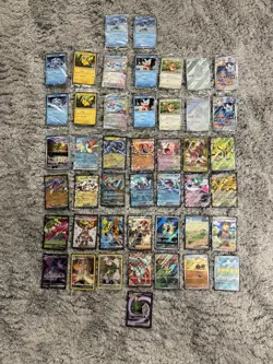 Pokemon Card Lot TCG SIR, IR, Ex, Full Art, Holiday Stamp Promos 45 Total Cards - Image 1