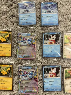 Pokemon Card Lot TCG SIR, IR, Ex, Full Art, Holiday Stamp Promos 45 Total Cards - Image 3
