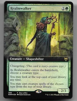 Realmwalker Buy-a-box card and Lotus Bloom, 2 New Foil Cards, WOTC Limited MTG - Image 2