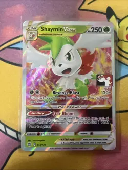 Shaymin Vstar Pokemon Prize Pack Serie 2 Promo Pokemon Card NM Play Stamp - Image 1
