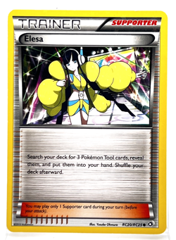 Elesa RC20/RC25 Pokemon Card Radiant Collection Legendary Treasures 2013 LP - Image 1