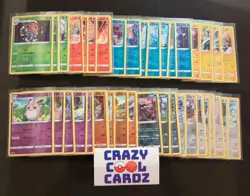 🔥 155 Card Complete Reverse holo c/u/r Set Pokemon Darkness Ablaze all sleeved - Image 1