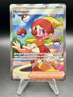 Harlequin 163/086 Sv: White Flare Holo Pokemon Card Trainer Full Art Ultra Rare - Image 1