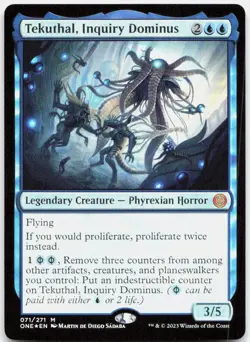 Tekuthal, Inquiry Dominus *Foil* ONE 71 NM-LP - Image 1