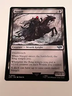 Nazgul MTG Lord of the Rings Uncommon 334 NM - Image 1