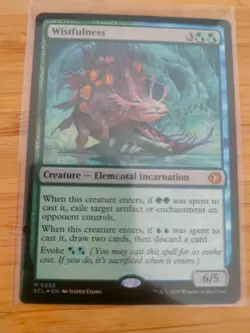 MTG Wistfulness (FOIL) 0252 Lorwyn Eclipsed M/NM Free UK P&P - Image 1