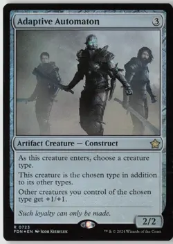 Adaptive Automaton (723) - Foil - Foundations (FDN) - NM - Image 1