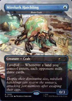 NM MTG REGULAR MIRELURK HATCHLING RUIN CRAB SECRET LAIR RAD - Image 1
