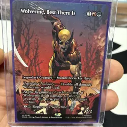 *LOOK* Wolverine, Best There Is Extended Art MARVEL MTG Pack Fresh *RARE* - Image 1