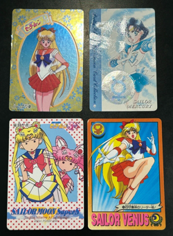 Sailor Moon Cards TCG Sailor Venus Moon Chibimoon Prism Card Japan Bandai Amada - Image 1