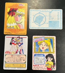 Sailor Moon Cards TCG Sailor Venus Moon Chibimoon Prism Card Japan Bandai Amada - Image 2