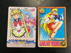 Sailor Moon Cards TCG Sailor Venus Moon Chibimoon Prism Card Japan Bandai Amada - Image 4