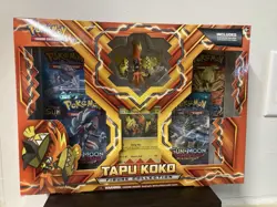 Pokemon Tapu Koko Figure Collection Brand New Box Set Holo - Image 1
