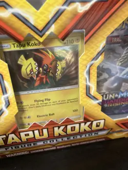 Pokemon Tapu Koko Figure Collection Brand New Box Set Holo - Image 4