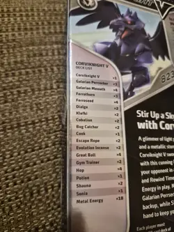 Pokemon TCG - Corviknight V Battle Deck [NEW AND SEALED] - Image 3