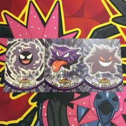 Topps 1999 Gengar, Haunter, and Gastly Non Holo - Image 1