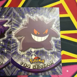 Topps 1999 Gengar, Haunter, and Gastly Non Holo - Image 4