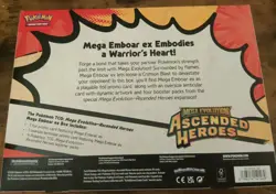 Pokemon TCG Mega Evolution Ascended Heroes Mega Emboar ex Box - Image 3