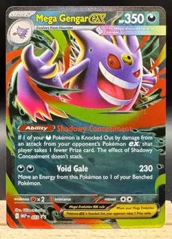 Mega Gengar EX 073 Black Star Promo Mega Moonlit Tin Pokemon TCG NM - Image 1