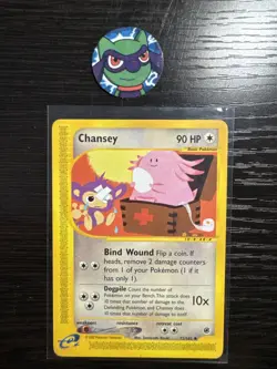 Pokemon TCG Chansey Expedition Base Set 72/165 2002 E Reader MP - Image 1