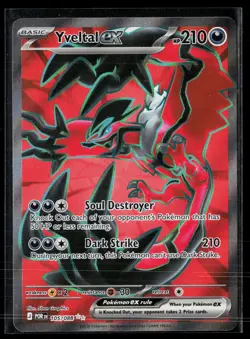 Yveltal ex 105/088 Ultra Rare Perfect Order Pokemon NM - Image 1