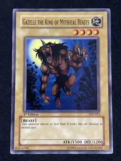 Gazelle The King of Mythical Beasts SYE-013 Yu-Gi-Oh! Card 1st Edition - Image 1